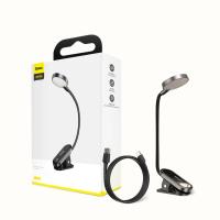 Lámpara De Escritorio LED Baseus Con Clip Iluminación De Lectura USB Recargable Táctil Sin Escala Luz Nocturna Para Laptop - details 19