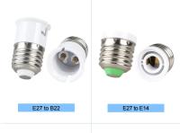 Soporte De Bombilla E17 E27 Accesorios E14 E12 Soporte De Bombilla GU10 G9 B22 MR16 Adaptador Convertidor Doméstico Fittings - details 4