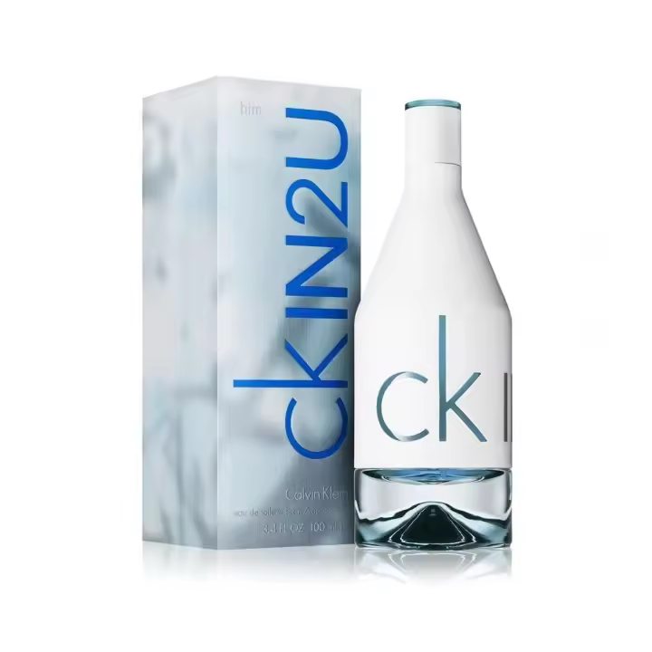 Calvin Klein - CK IN2U Him Eau de Toilette | Colonia para Hombre Urbana, Dinámica y Electrizante. Fragancia Masculina Aromática Fougère Fresca y Sensual para Verano y Uso Diario - 1
