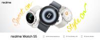 Smartwatch – realme Watch S5, asistente de IA con un solo toque, Pantalla AMOLED de 1.43″ 60Hz, Batería de 18 días, 5ATM (50m), GPS integrado, Monitorización de salud (HR, SpO₂), Compatible con apps (WhatsApp, Google Maps) - details 0