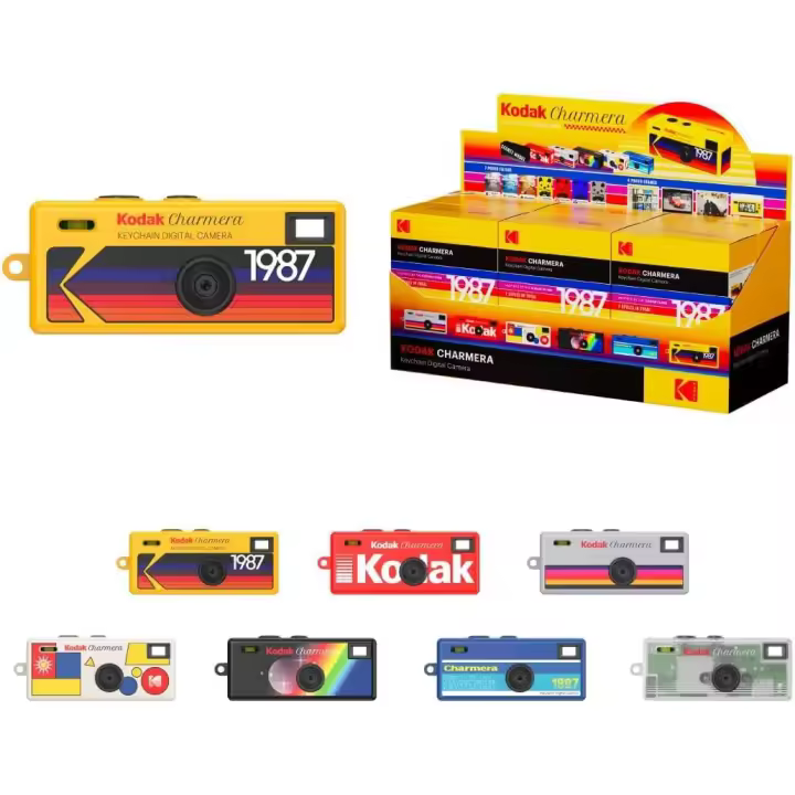 Kodak CHARMERA -Mini Cámara Digital Retro llavero- 7 diseños coleccionables - 1