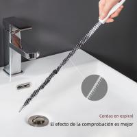 Cepillo De Drenaje Para Baño Y Cocina Limpieza De Tuberías Flexible Eliminador De Obstrucciones De Agujeros Herramienta De Limpieza Eco-amigable - details 1