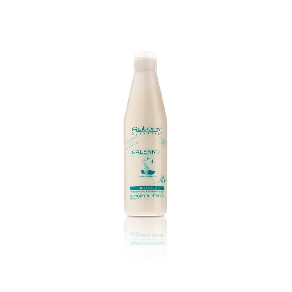Salerm Cosmetics Leave in Acondicionador Sin Enjuague 21 Nutritivo con Proteínas de Seda
