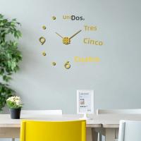 Reloj De Pared 3D Luminoso Sin Marco De Acrílico DIY Pared Decorativo Silencioso De Alta Calidad Premium Para Oficina - details 2