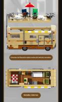 1288PCS MOC Walking Dead Doomsday RV Car Building Blocks Modelo De Carro De Horror Dale's RV Juguetes DIY Para Niños Regalo De Navidad - details 3