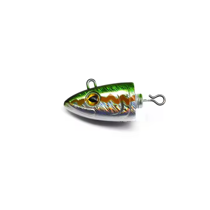 JLC Cabeza Plomada Real Fish 130 mm Vinilo Cebo Blando Pesca Jigging - 1
