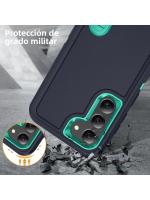 Funda De Teléfono Doble Capa Antideslizante Para Samsung Galaxy S24 S23 S22 plus Ultra A15 A54 A14 A13 A53 A03S Resistente Al Choque Y a Los Golpes Con Soporte De Pie - details 4