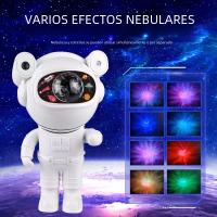 Proyector De Astronauta Y Estrellas Bluetooth LED Luz De Ambiente Para Dormitorio Aurora Lunar Accesorios De Altavoz - details 0