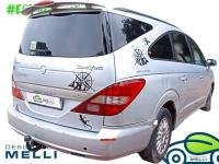 Bisagra capo izquierda compatible con Ssangyong Rodius 2.7 xdi 4wd 2005 (OEM/IAM: 6181021001) - details 4
