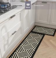 Alfombra De Cocina Absorbente Y Resistente a La Grasa Alfombra De Máquina Lavable Larga Alfombra Anti-resbaladiza Para Puerta - details 2