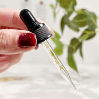 Botella De Agua De Aromaterapia Recargable De Vidrio Ambar Con Escala Y Droso 5ml-100ml Para Repostería Y Viajes - details 10