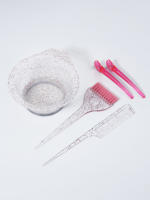 Set Profesional De Tinte Para Cabello 5 Piezas Con Cuencos De Tinte Peine De Cola Puntiagudo Y Peine Para Wig De Cabello Real - details 1