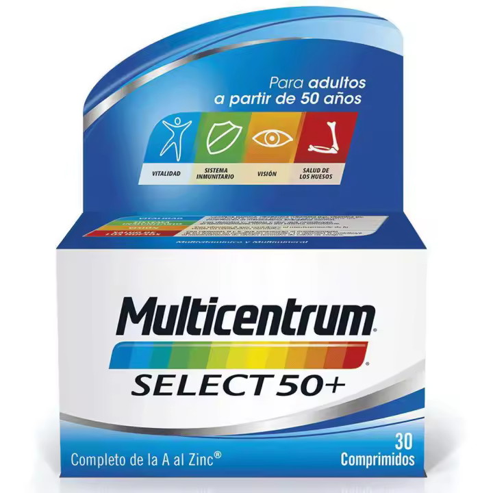 Multicentrum Select +50 30 Comprimidos - 1