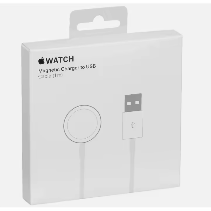 Cable de carga magnética para Apple Watch – USB-C / USB – Carga rápida – 1 m - 1