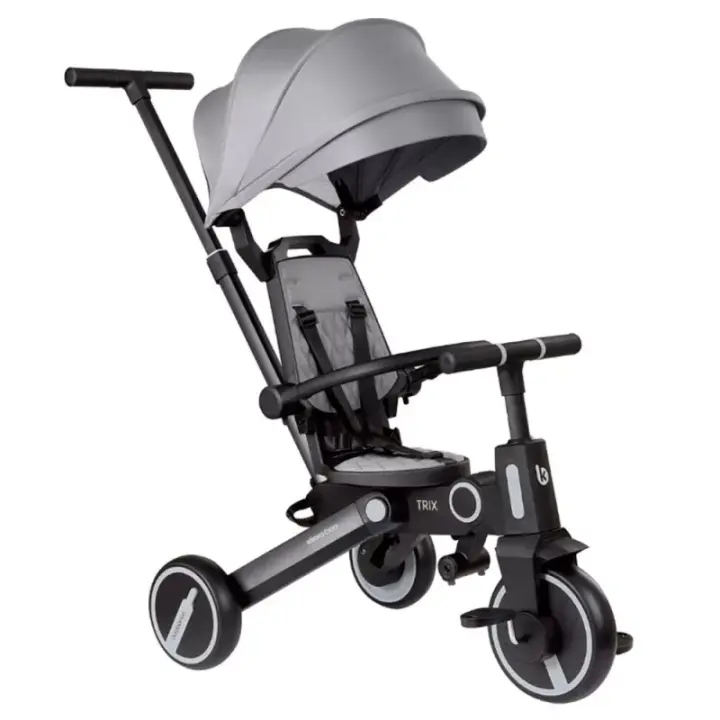 Triciclo 7 en 1 KikkaBoo TRIX plegable y reversible - 1
