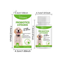 Tabletas de Probióticos para Mascotas - Mejora la Salud Intestinal, Promueve la Absorción de Nutrientes, Suplemento de Cuidado Mascotas - details 0