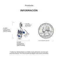 Encantos De Viaje Para Café Plata Charms Para Perros Y Gatos Corazón De Cuentas Adecuados Para Pulsera Original DIY Tendencia Clásica Vintage Romántica - details 451