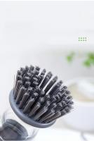 1pc Escobilla De Limpieza Para Cocina Portátil Con Dispensador De Detergente Fácil De Usar Escobilla De Lavado Para Limpieza De La Cocina - details 10