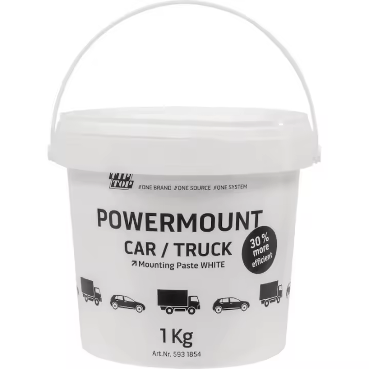 Pasta blanca de montaje de neumáticos 1 Kg , facilita desmontar y montar ruedas y llantas sin dañar la goma para taller - 1