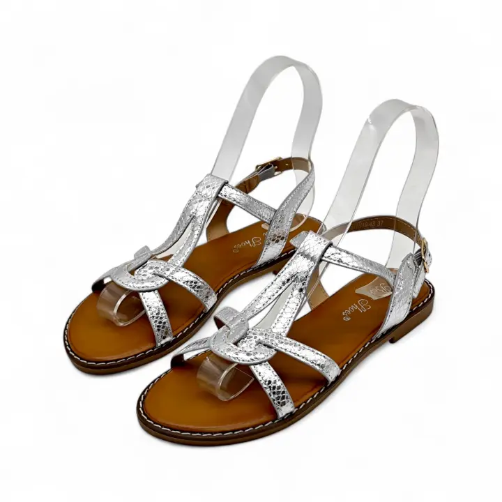 Calzados soraia, sandalias plana para mujer uso casual, ideal para un look de verano, Entrega 24/72h a Elegante De moda Bohemio Vacación De moda Guay Elegant Fashionable Rhinestone Bohemian - 1