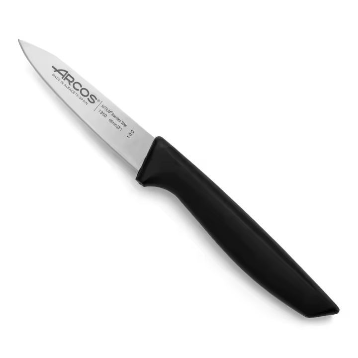 Arcos Serie Niza - Cuchillo Mondador - Hoja de 85 mm - Mango Color Negro - 1