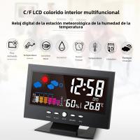 Estación Meteorológica Digital Medidor De Temperatura Humedad Con Reloj Termómetro Higrómetro Calendario Y Nivel De Comfort - details 0