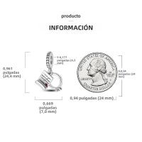 Beadas De Corazón Colorido En Plata Para Joyería De Pulsera Y Collar Con Encanto Para Chicos Y Chicas Accesorios De Moda Irregular - details 141