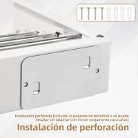 Estante De Secado De Ropa Plegable De Acero Inoxidable Montado En La Pared Ahorrador De Espacio Para Interior Balcones Secado De Toallas - details 5
