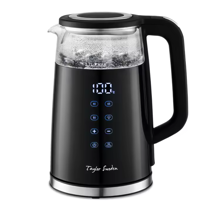 Taylor Swoden Hervidor de Agua, Temperatura Ajustable, Pantalla LED con Visualización de Temperatura. Función Mantener Temperatura. (1.7L, 2200W) - 1