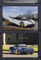 Modelo De Coche Diecast 1:24 Pagani Huayra Dinastia Con Luz Y Sonido Puertas Abiertas Colección De Juguetes Para Niños Regalo Vehículo De Carreras De 4 Puertas Material Aleación Metálica - details 13