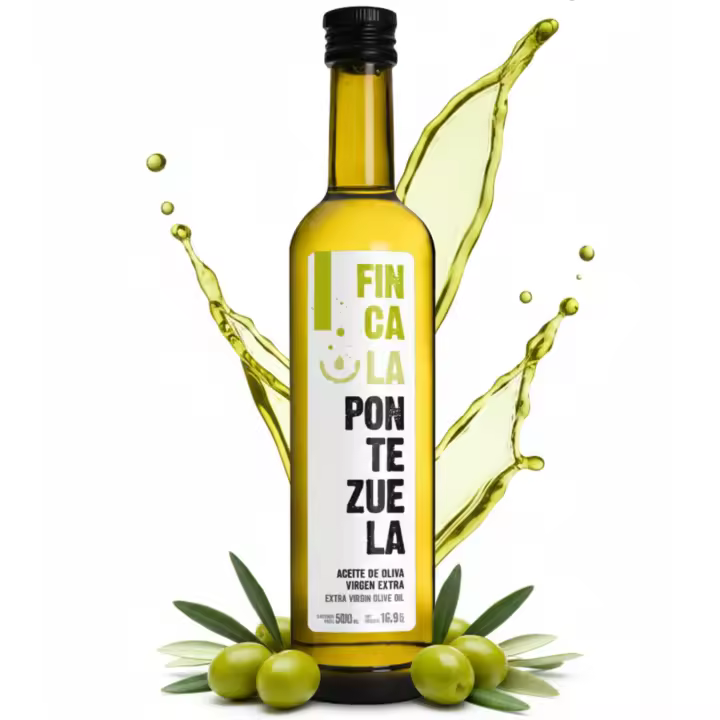 Finca La Pontezuela Aceite de Oliva Virgen Extra Picual | AOVE Español de Nueva Campaña 2026 | Extracción en Frío | 500ml - 1