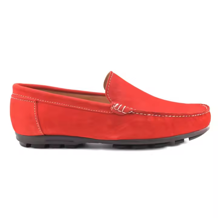 Mocasines de Piel Rojos | Latino - 1