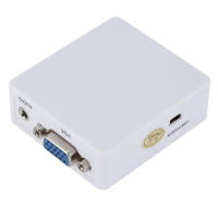 Adaptador Convertidor VGA a HDMI 1080P Compatible Con Audio Para PC Portátil PS3 HDTV Proyector TV Cable HDMI-Compatible - details 8