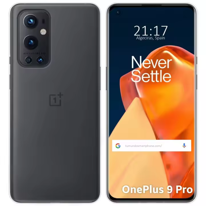 Tumundosmartphone Funda Silicona Gel TPU Transparente para OnePlus 9 Pro 5G - 1
