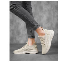 Zapatillas Casuales Para Mujer Transpirables De Malla De Aire Con Punta De Calcetín Slip-on Outdoor Zapatos Con Plataforma Gruesa - details 9