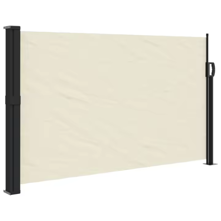 vidaXL Toldo lateral retráctil 120x300 cm Color Negro, Crema, Azul - 1