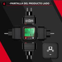 HT97 Detector De Voltaje Digital Prueba RCD GFCI Con Pantalla Grande Comprobador De Enchufes EU US UK Protección De Fugas - details 4