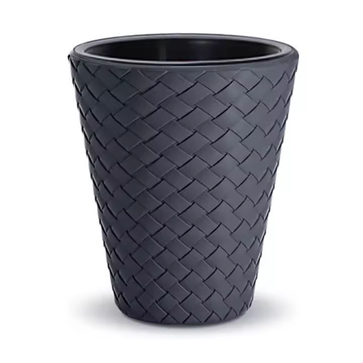 Maceta Prosperplast MATUBA 14L. con Depósito y Dimensiones 300x300x350 en Color Antracita para Interiores y Exteriores - 1