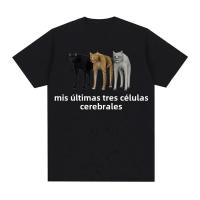 Camiseta Gráfica De Gato Divertido Para Hombres Y Mujeres Algodón 100% Manga Corta Estilo Casual Impresión Act Silly Meme - details 13