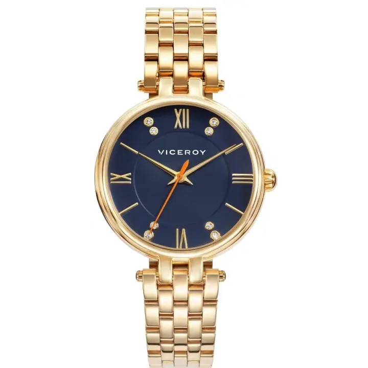 Reloj Viceroy 461092-33 | Analógico | Cuarzo | Esfera Plateada | Correa Marrón - 1