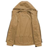 Chaqueta De Cierre Para Mujer Casual Con Capucha Color Sólido Transpirable Impermeable Y Antigolpes Para Camping Y Escalada Al Aire Libre - details 31