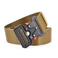 Cinturón Táctico Multifuncional De Lona De Náilon Para Montañismo Al Aire Libre Para Adultos De Género Unisex Con Hebilla De 4cm - details 6