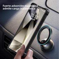 Funda De Teléfono Magnética Para Samsung S25 Ultra S23 S24 Ultra plus Anti Caída En Cuatro Esquinas Color Sólido Compatible Con Magsafe Resistente Al Choque Y a Las Manchas - details 2
