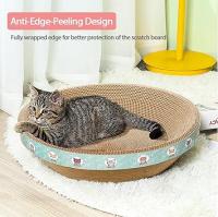 BPS Cama Rascador para Gatos de Cartón Corrugado con Diseño Curvo y Catnip Gratis – Cómoda, Resistente y Antidesgaste (1 Pcs) - details 2