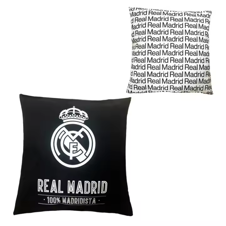 Real Madrid Cojines oficiales 40x40 cm: diseño doble, calidad y estilo único. - 1