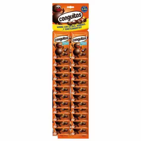 CONGUITOS PANOPLIA NEGRA 24 UNDS 18G SIN GLUTEN - 1