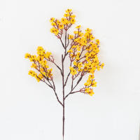 2PCS Flores Artificiales De Algodón De Bebé Larga Para Decoración De Navidad Casa Boda Fiesta Fake Flowers Para Vaso - details 7