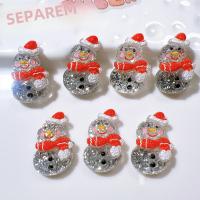 10Pcs Accesorios De Decoración Para Manualidades Y Joyería DIY Con Serie De Dibujos Animados Navideños Resina Lanzamiento Brillante - details 8