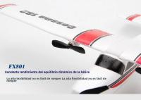 Avión RC FX801 Cessna 182 Control Remoto Vuelo Duradero Material Esterlina Regalo Para Niños Modelos De Avión De Espuma - details 17