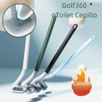 Cepillo De Golf Para Baño Cabeza De Cepillo De Limpieza Para Inodoro Sin Esquinas Muertas Herramienta De Limpieza Del Baño Con Mango Largo Para Uso Doméstico - details 10